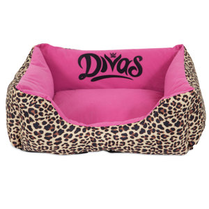 Divas Rectangular Bolster Dog Bed