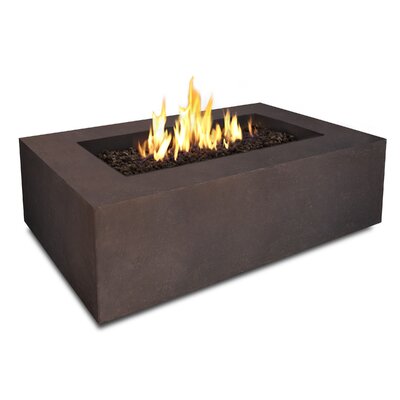 speedway aluminum propane fire pit table