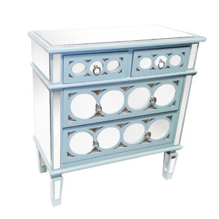 Go to store & view more images Kensington Gorgeous 4 Drawer Accent Chest by Rosecliff Heights
