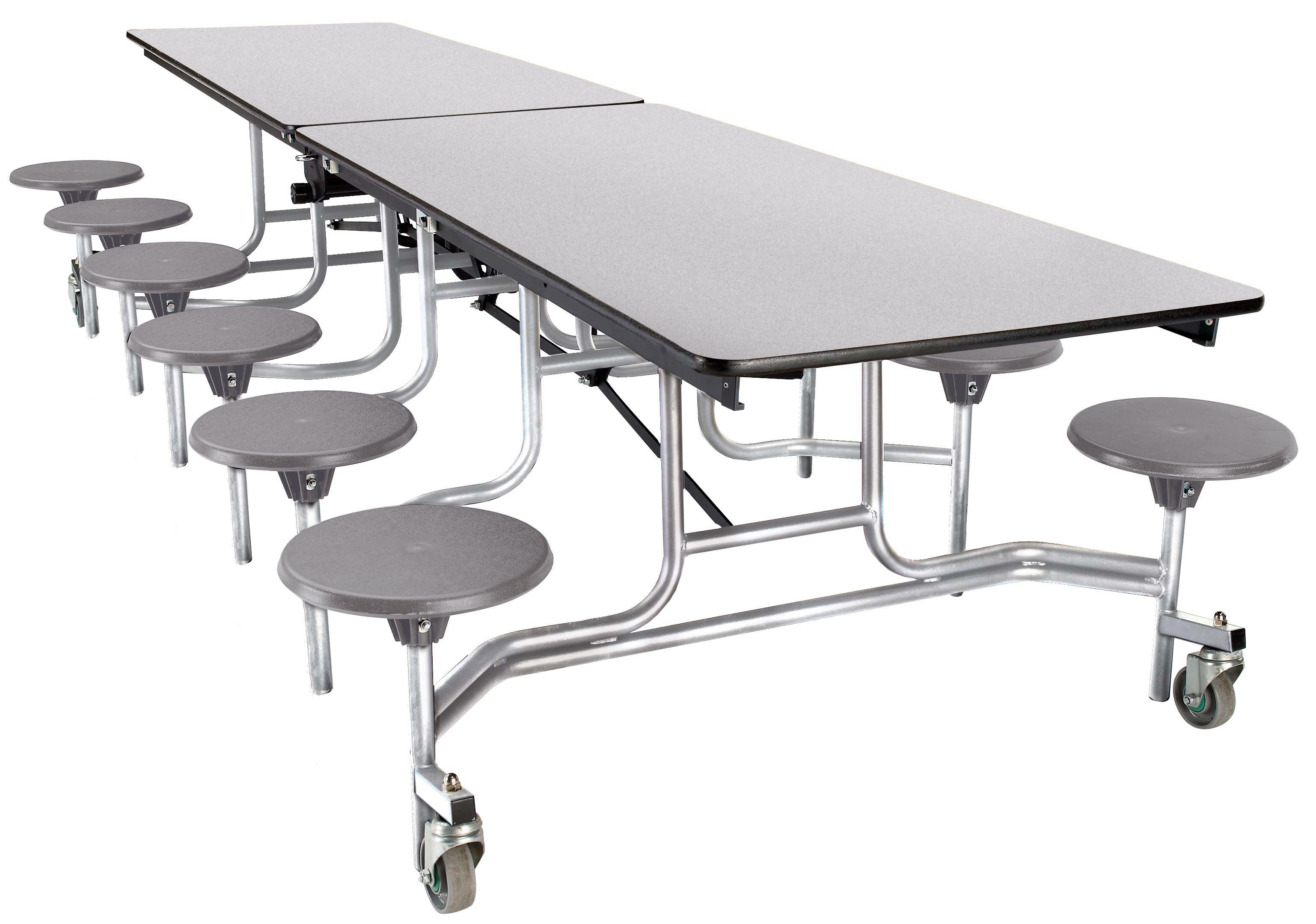 National Public Seating 121 X 59 High Pressure Laminate Rectangular Stool Cafeteria Table Wayfair