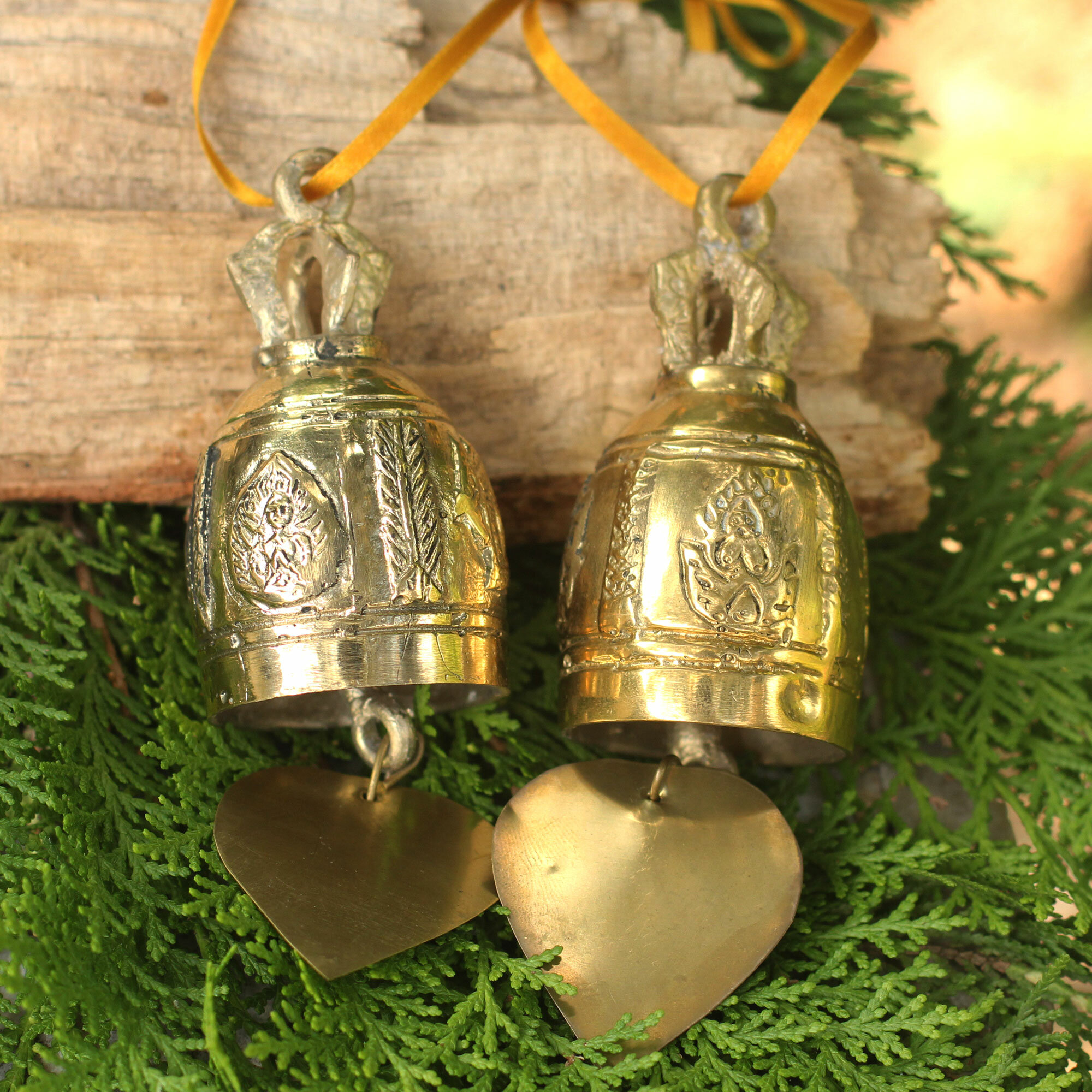 brass christmas ornaments