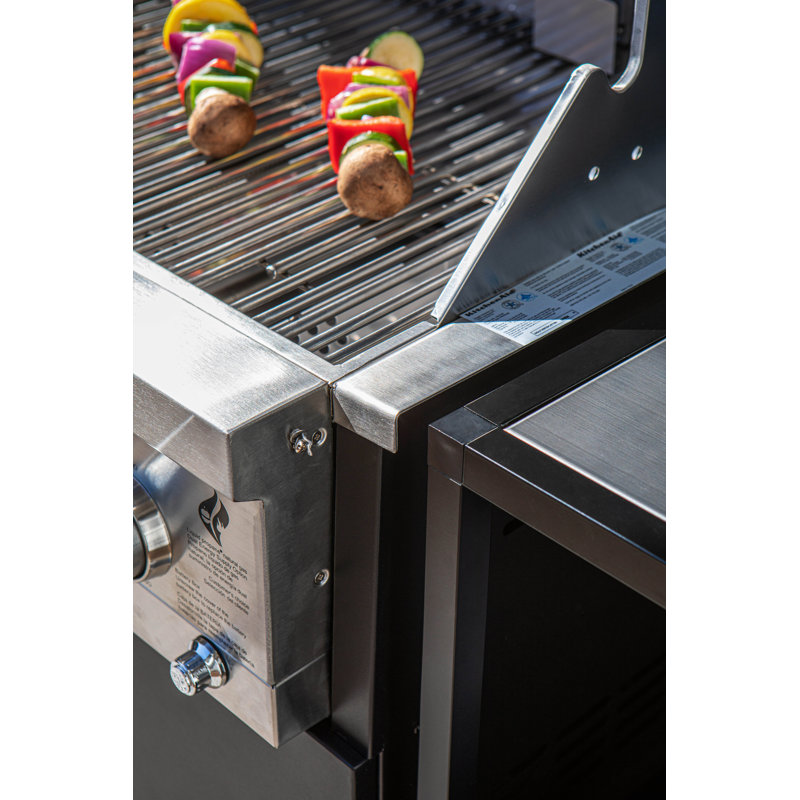 Veradek Outdoor Kitchen Series Free Standing Grill Cabinet Grill Not Included Wayfair