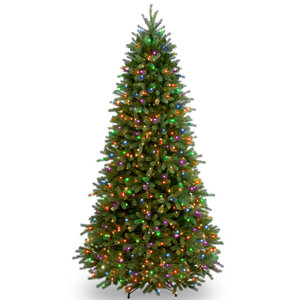 Jersey Fraser 7.5' Green Fir Artificial Christmas Tree with 600 Light Paradeu2122 LED Lights