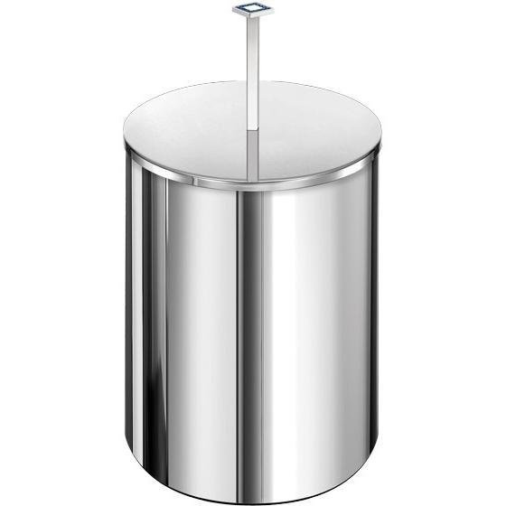 Angel Round Steel Manual Lift Trash Can