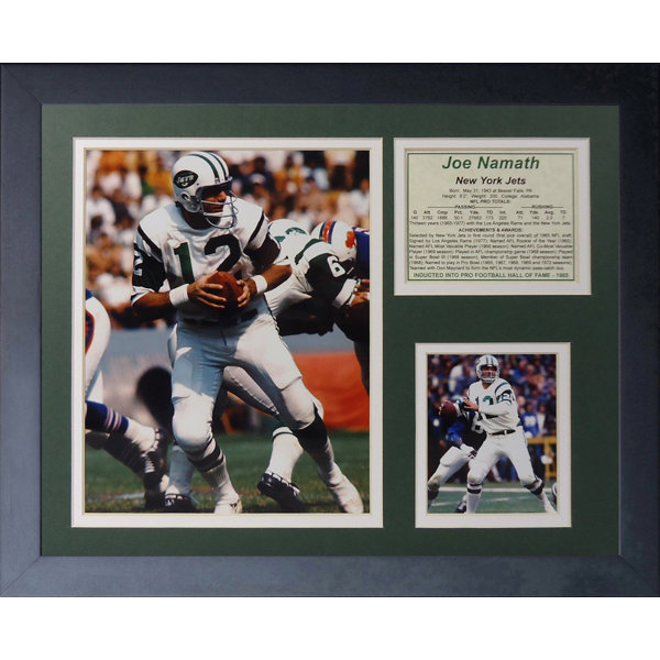 Legends Never Die Joe Namath Home Framed Memorabilia Wayfair