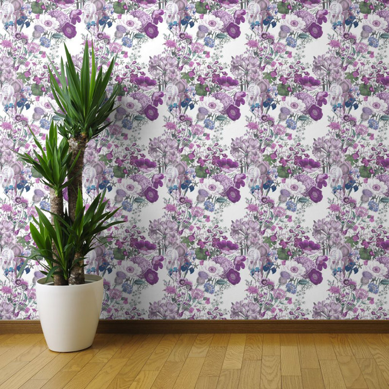 One Allium Way Brewster Lilac Wildflowers 27 L X 24 W Peel And