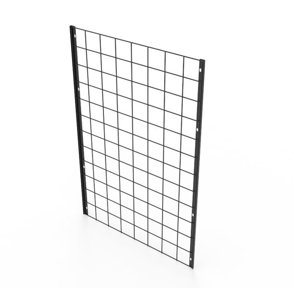 2' X 4' Wire Grid Panel Black 