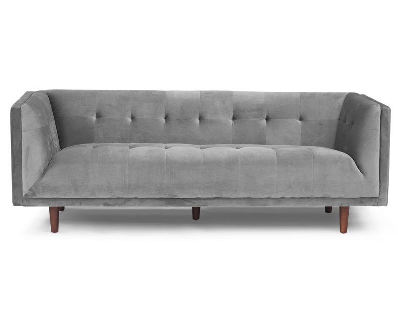 Conrad Velvet Chesterfield 82 Tuxedo Arms Sofa Reviews Joss