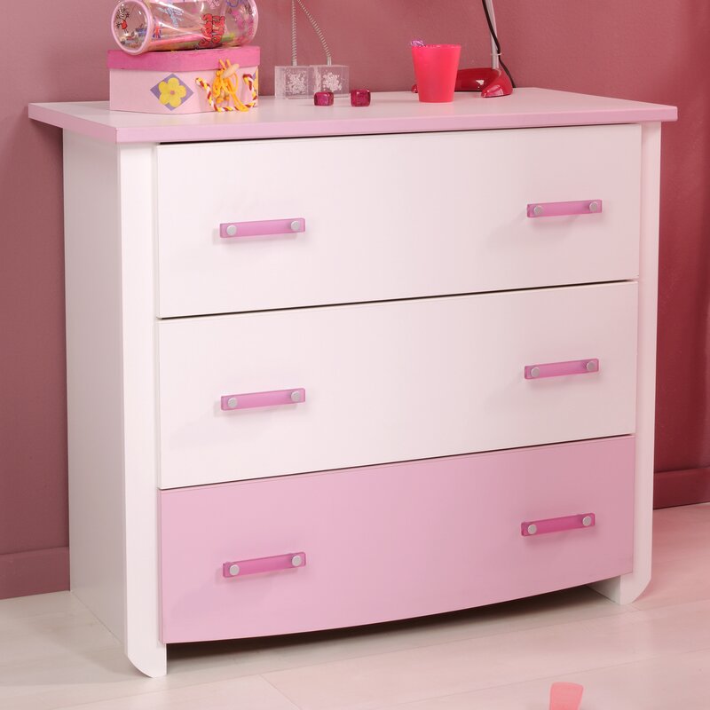 Zoomie Kids Kaleb 3 Drawer Dresser Wayfair