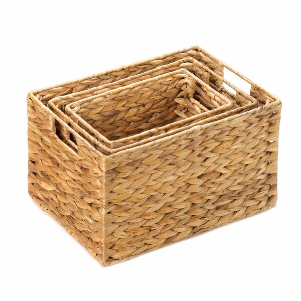 Bay Isle Home 3 Piece Wicker Basket Set & Reviews | Wayfair