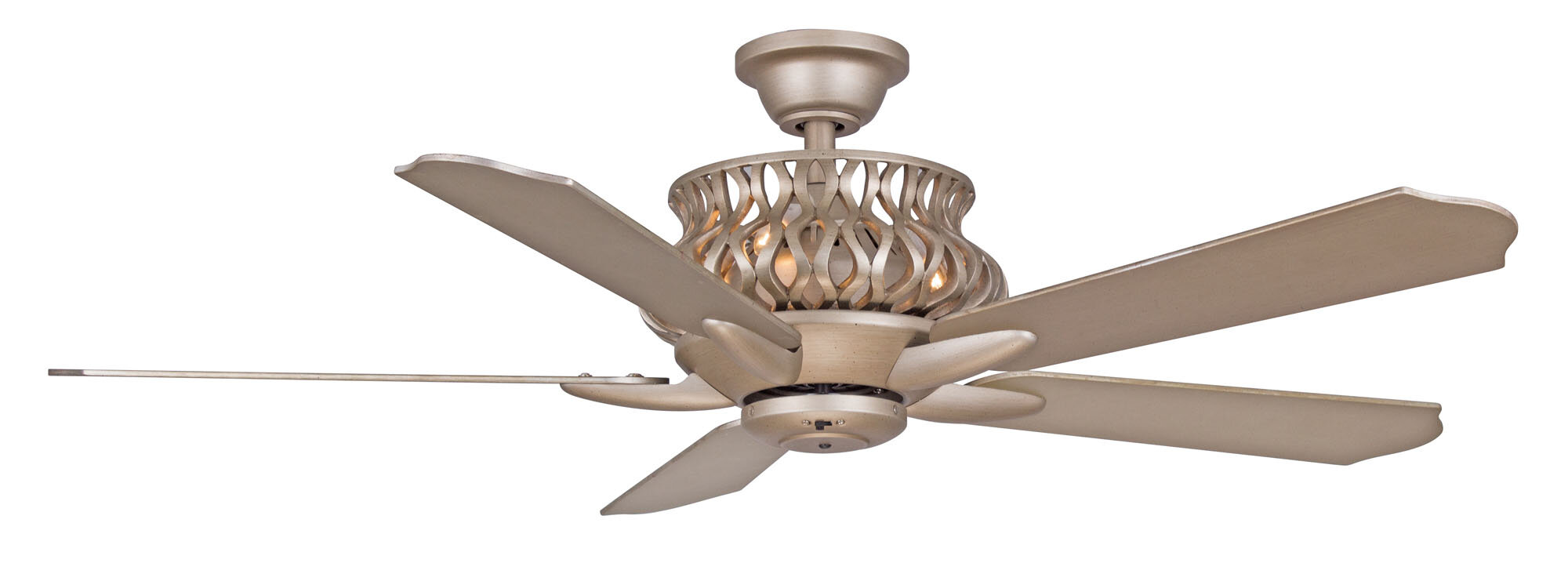 House Of Hampton 52 Jonson 5 Blade Crystal Ceiling Fan With Remote Control Reviews Wayfair