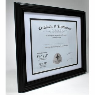 special Mahogany Diploma/Document Frame w/Gold Filet with 2 Mats 