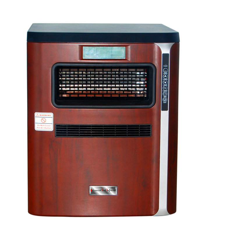 1,500 Watt Portable Electric Infrared Cabinet Heater with Air Purifier, Hepa Filter, Humidifier