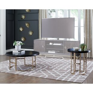 Benedetic 2 Piece Coffee Table Set by Everly Quinn
