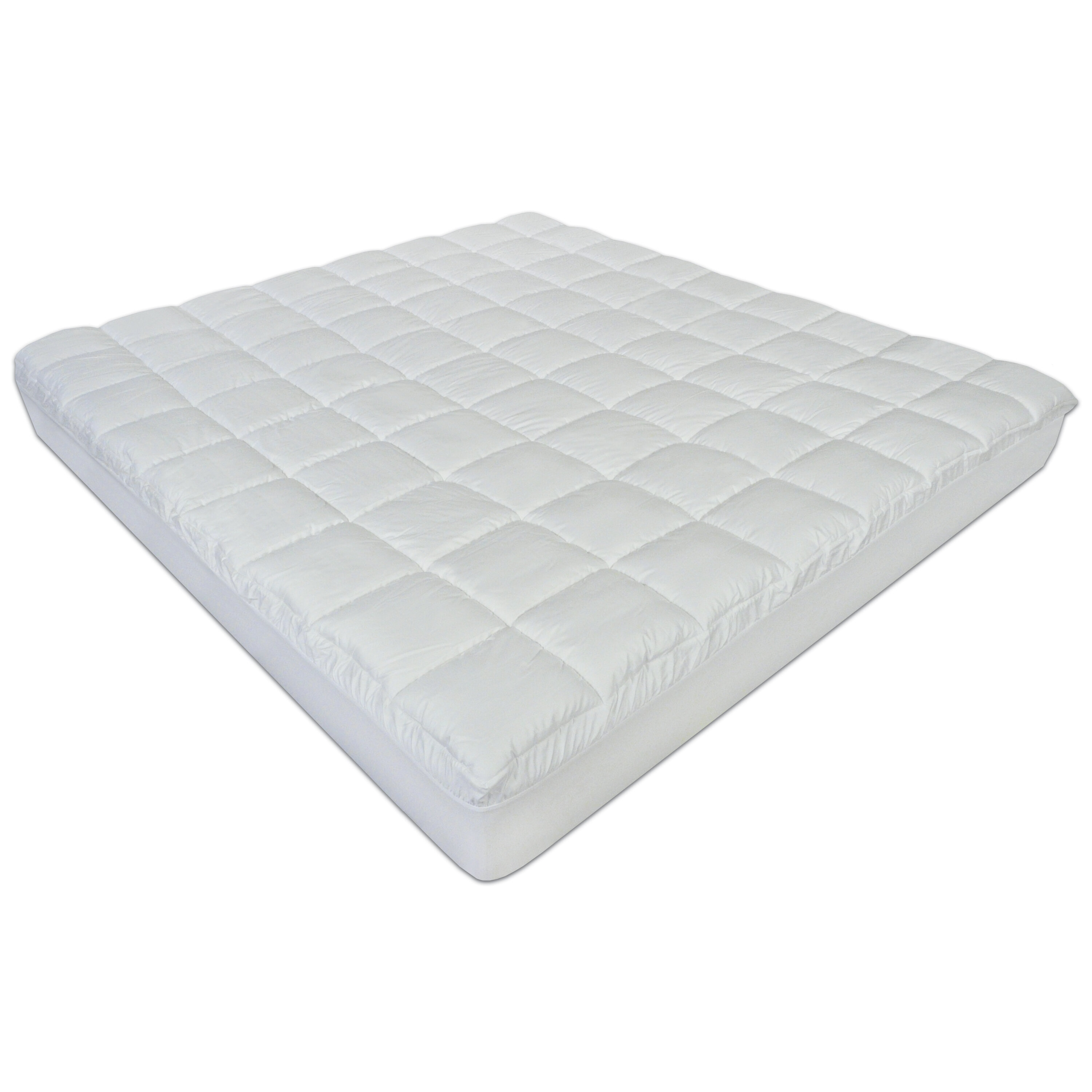 Queen Cotton Mattress Pad Best Fit for Hardside Waterbed Mattresses 60 x 84