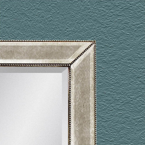 Kehl Modern Contemporary Beveled Beaded Full Length Mirror