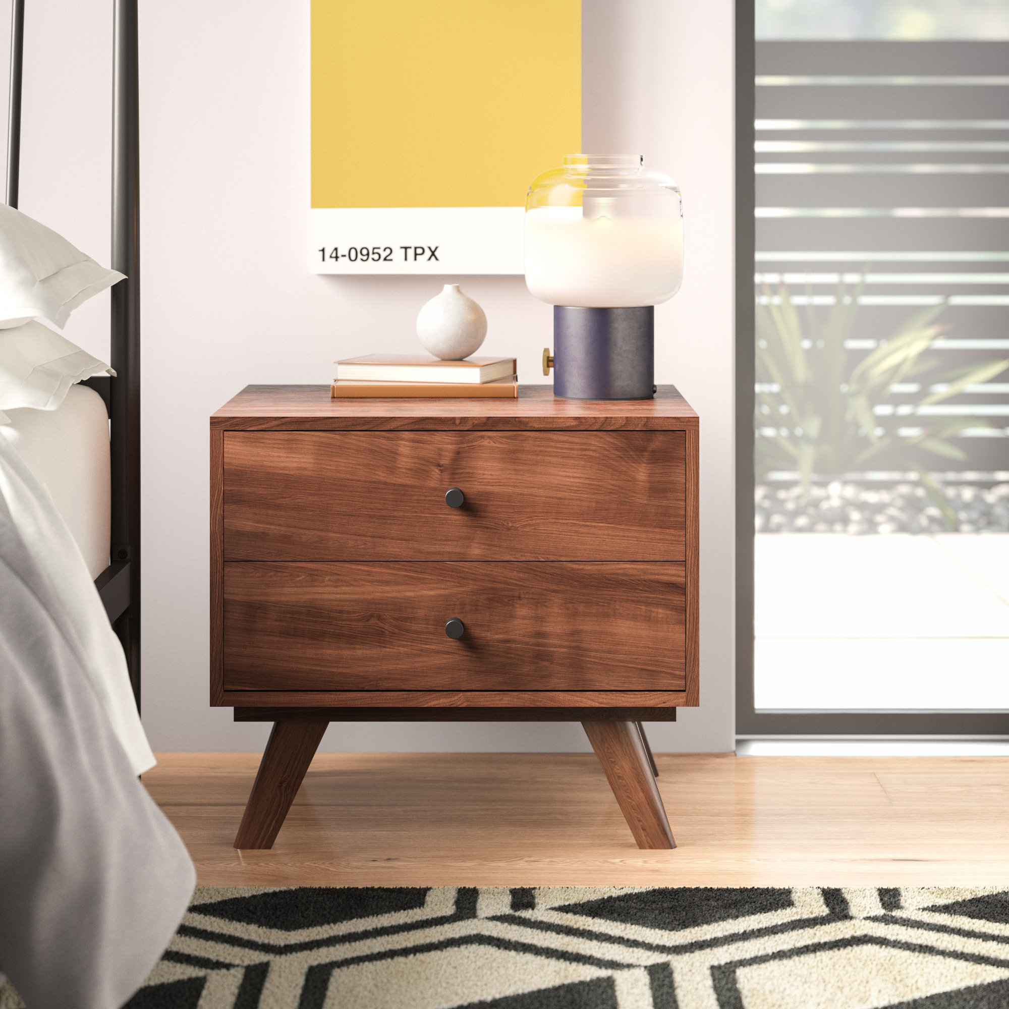 Oliver Daymir Solid + Manufactured Wood Nightstand & Reviews