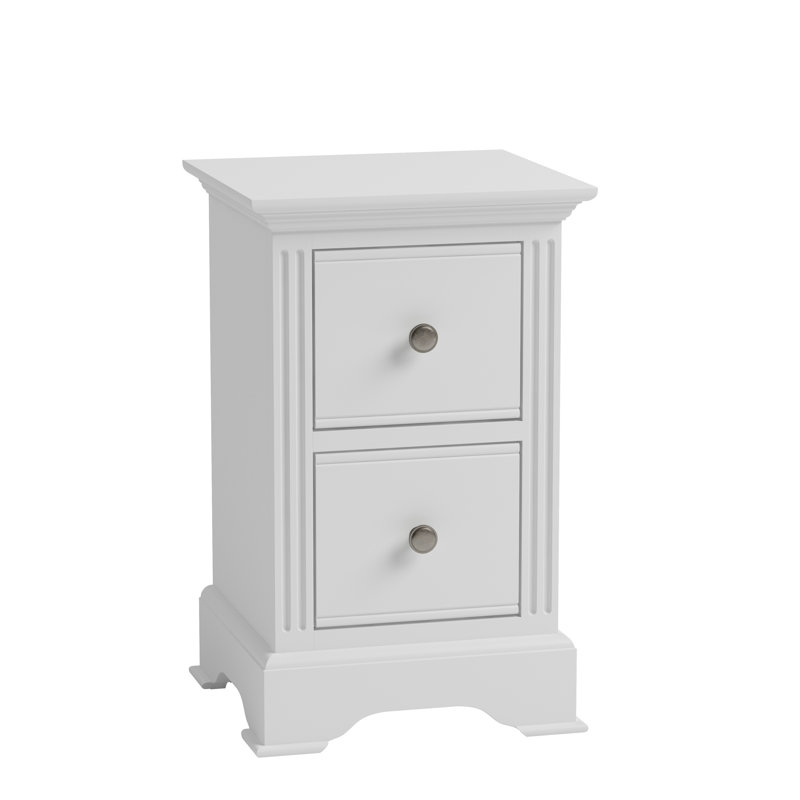 August Grove Wembley 2 Drawer Bedside Table Reviews Wayfair Co Uk