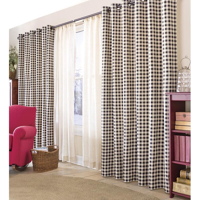 double wide linen curtains