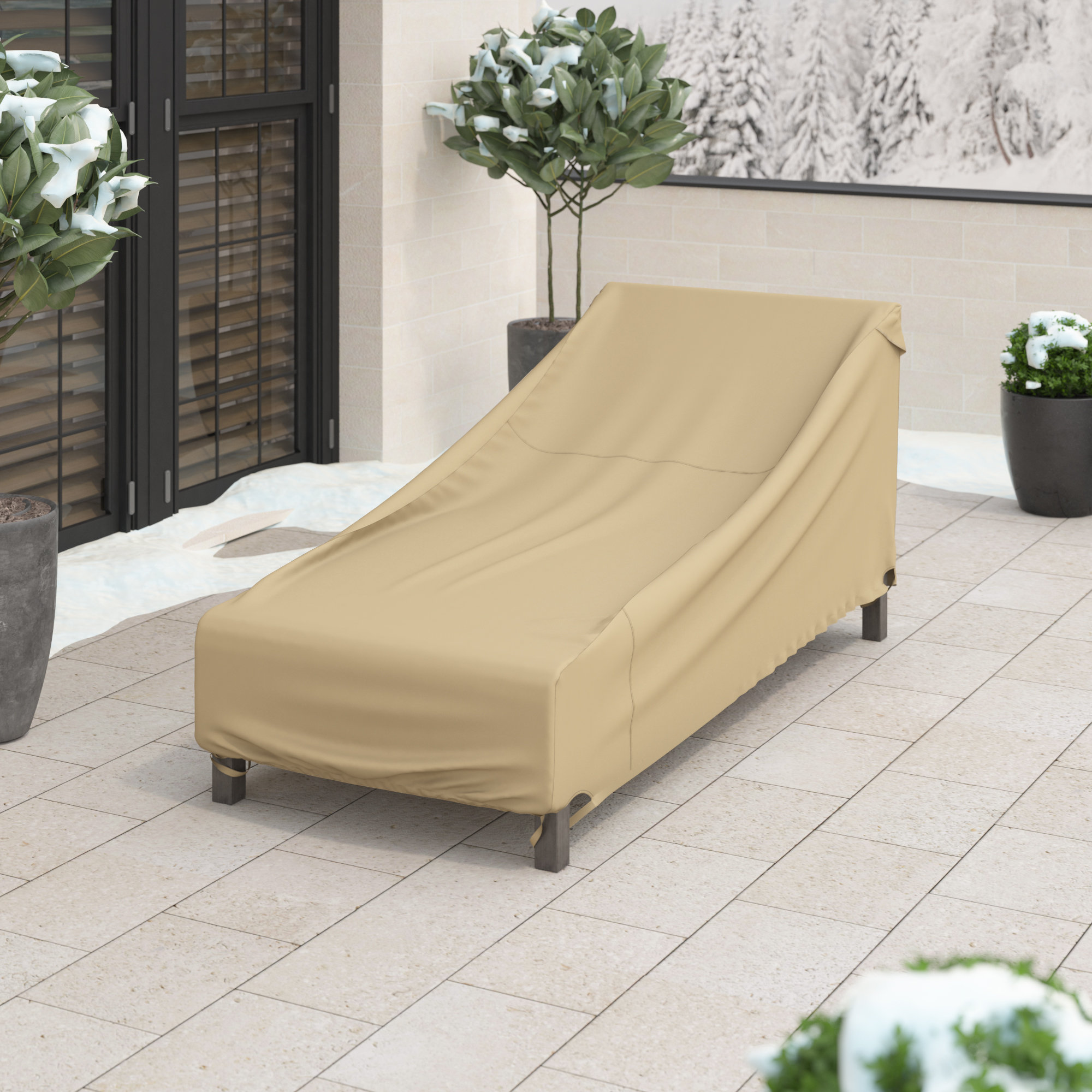Arlmont & Co. Jadon Patio Furniture Cover for Outdoor Chaise Lounge