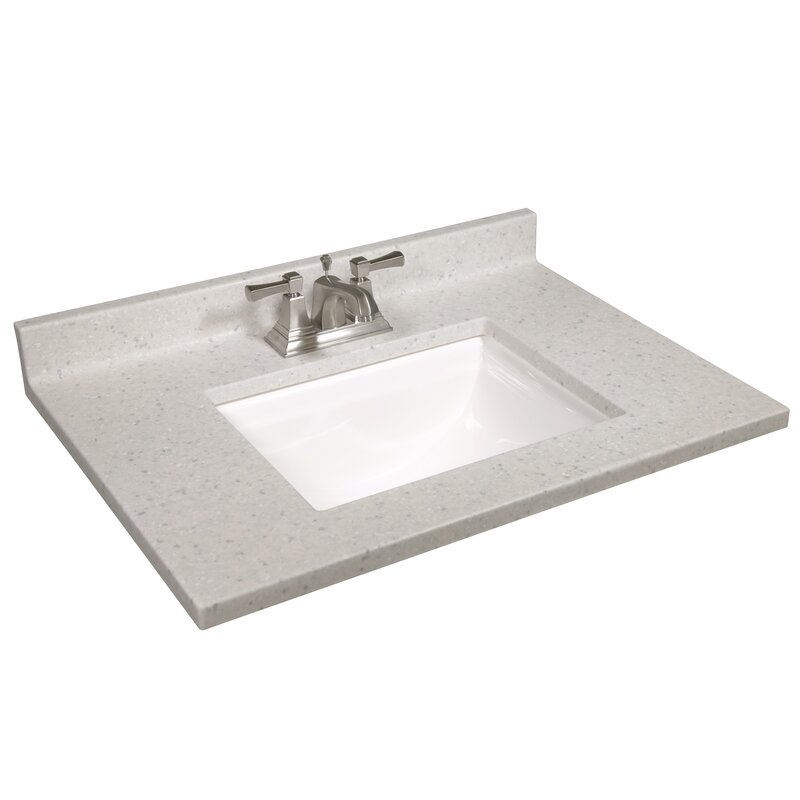 Design House 31 In W Cultured Marble Vanity Top In Frost With