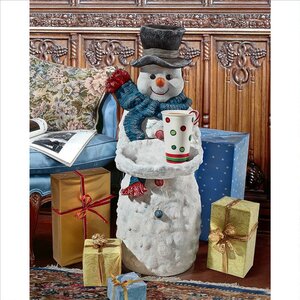 Flurry the Snowman Butler End Table