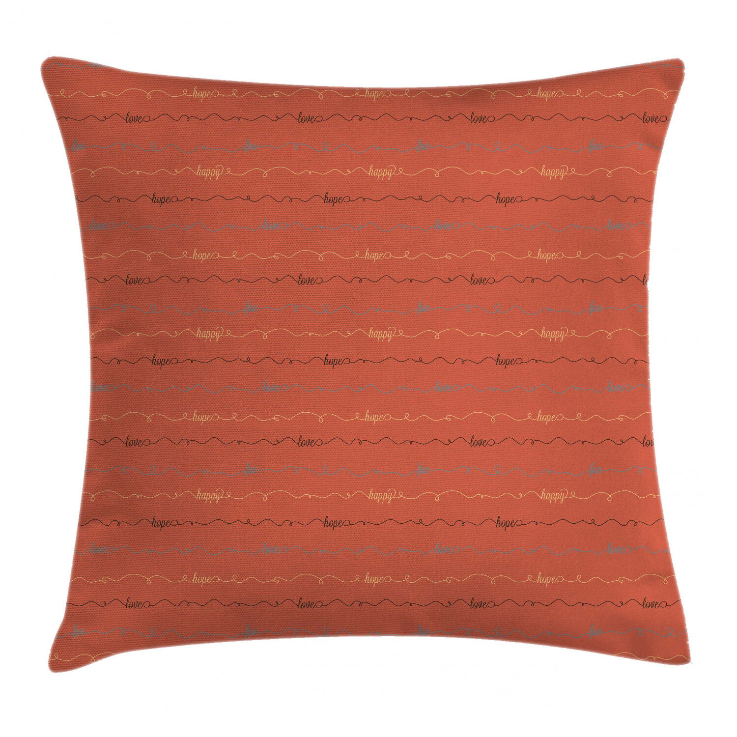 coral colored pillows