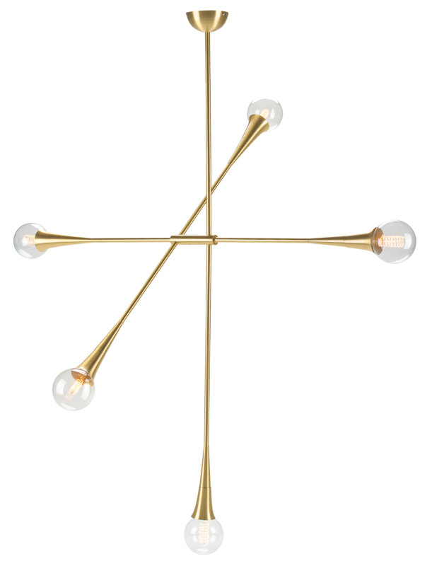 Presnell 5-Light Sputnik Chandelier