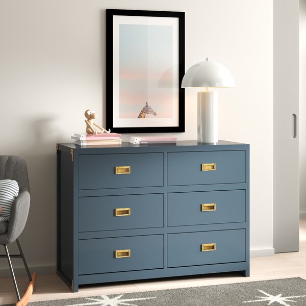 Modern Contemporary Blue Campaign Dresser Allmodern