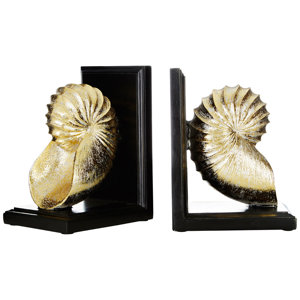 2-tlg. Buchstützen Seashell von Castleton Home