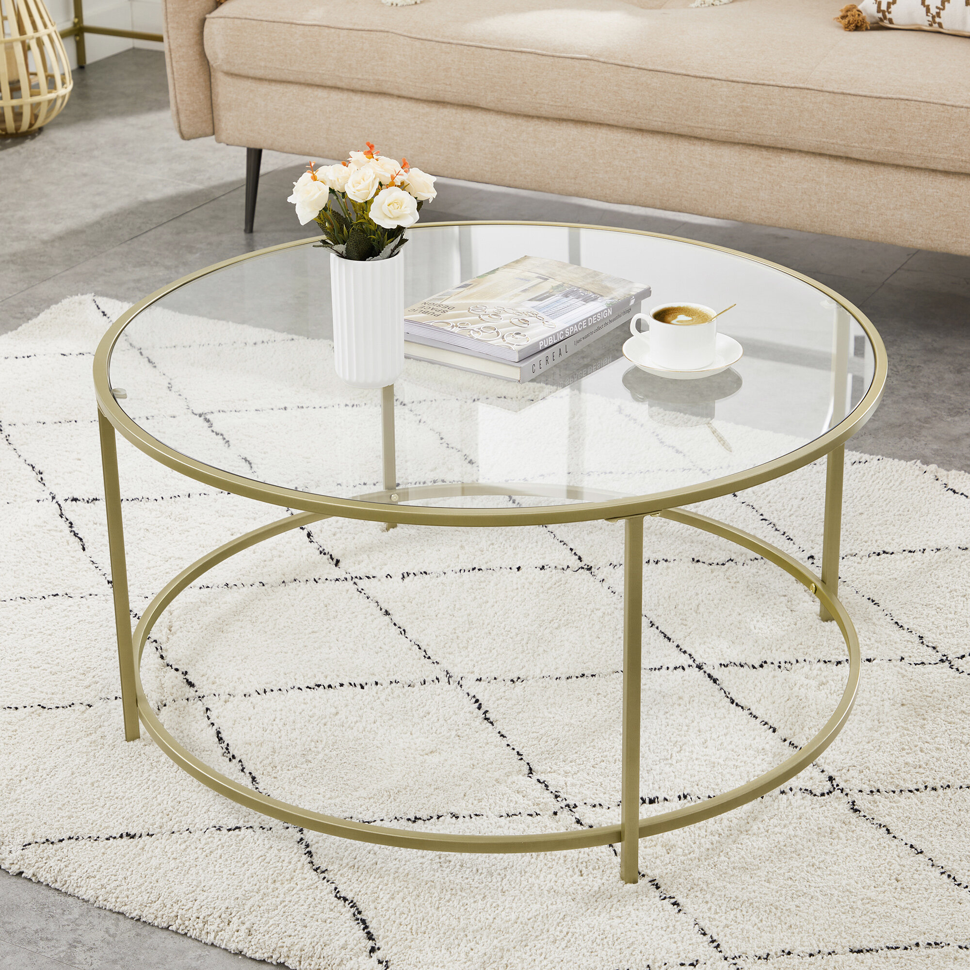 Zipcode Design™ Doynton 4 Legs Coffee Table & Reviews | Wayfair