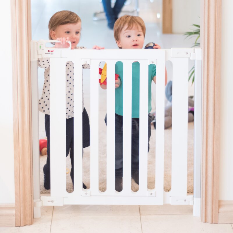 wooden baby gate