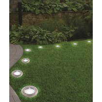 Outdoor Solar Ground Lights,8 LED Waterproof Landscape Lighting,Used for Yard Garden Terrace Lawn Deck Park Passage Lane, Dusk to Dawn（White 4 Pack 