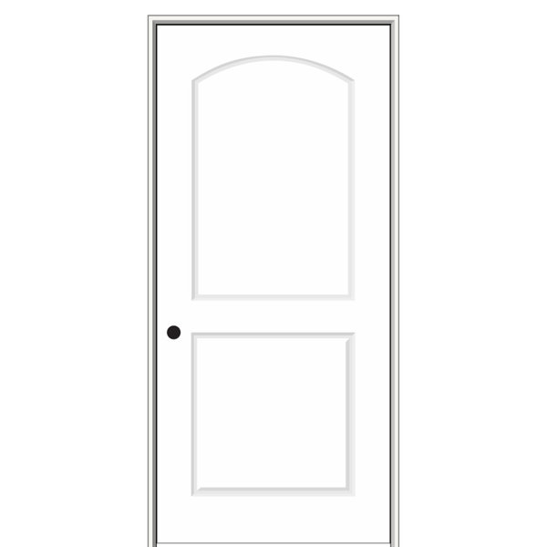 Verona Home Design Paneled Solid Manufactured Wood Primed Molded