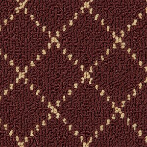 Trellis Burgundy Area Rug