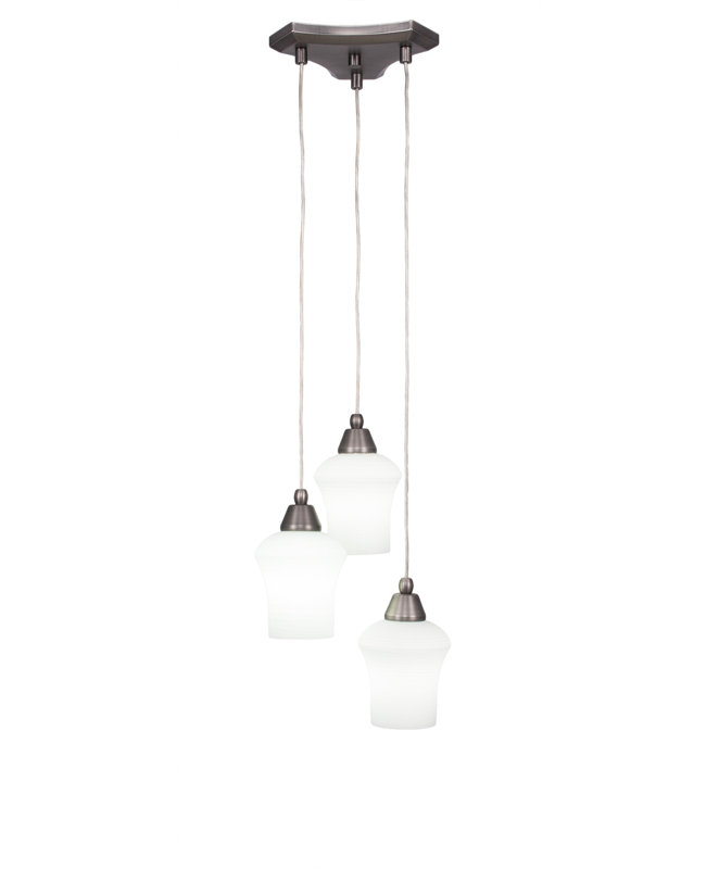 Red Barrel Studio Nessa 3 Light Cluster Bell Pendant Wayfair