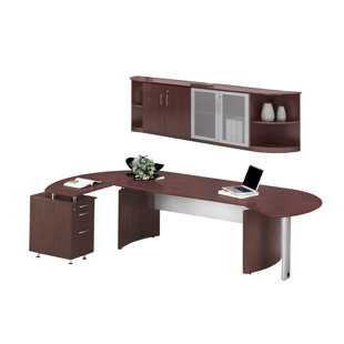 Go to store & view more images Mayline Group Medina Series 2-Piece Standard Desk Office Suite