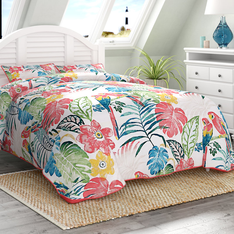 Beachcrest Home Tropical Paradise Comforter Set Reviews Wayfair