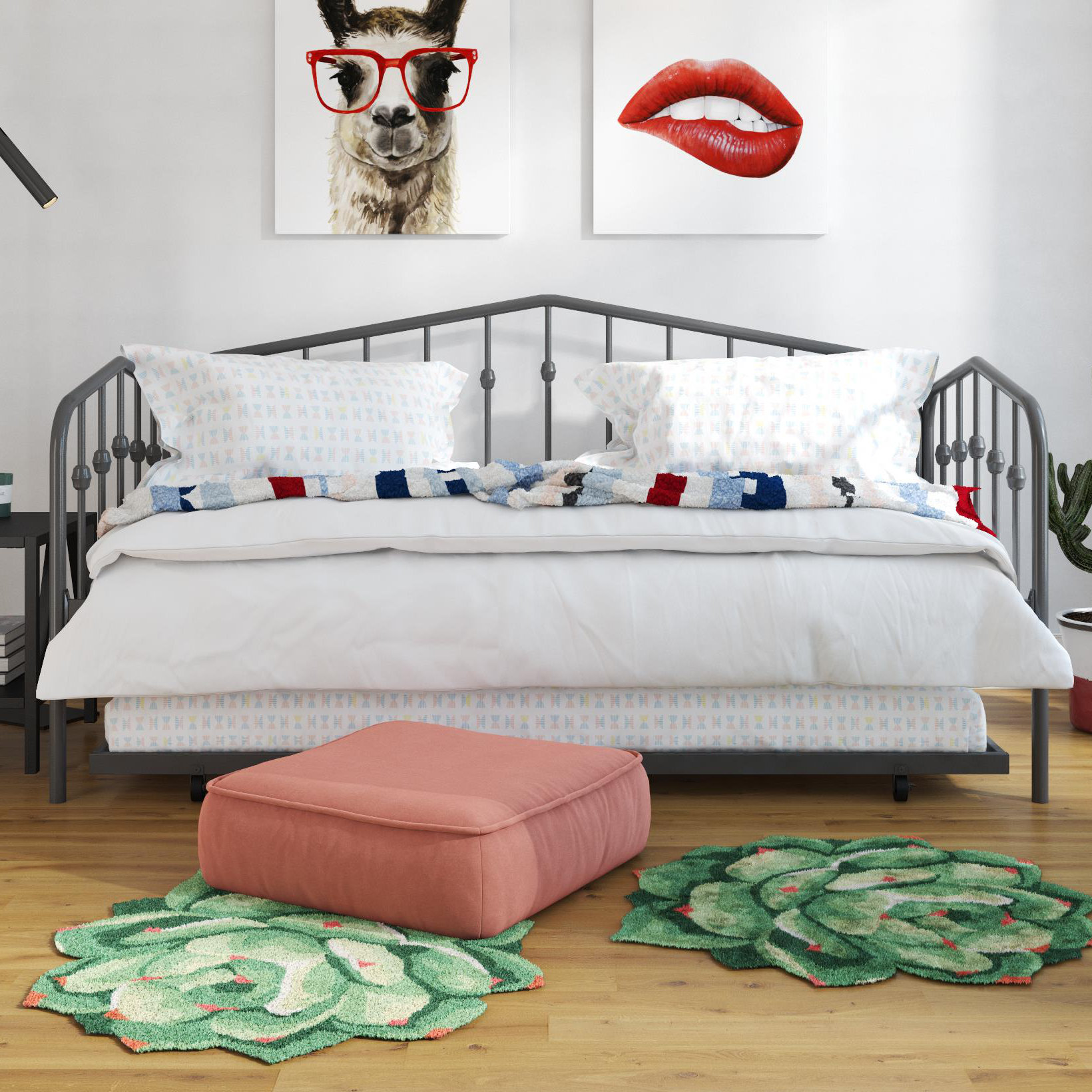 bushwick platform bed novogratz instructions