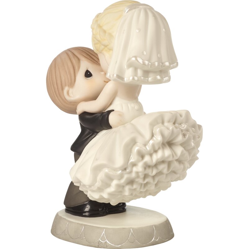 Precious Moments Groom Holding Bride Figurine Wayfair