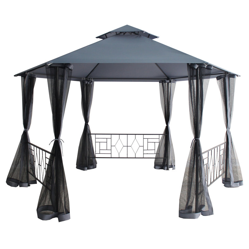 Garten Living 4 M X 4 M Pavillon Balinese Aus Metall Bewertungen