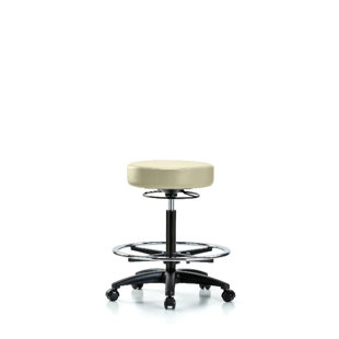 Ada High Bench Height Adjustable Lab Stool by Symple Stuff