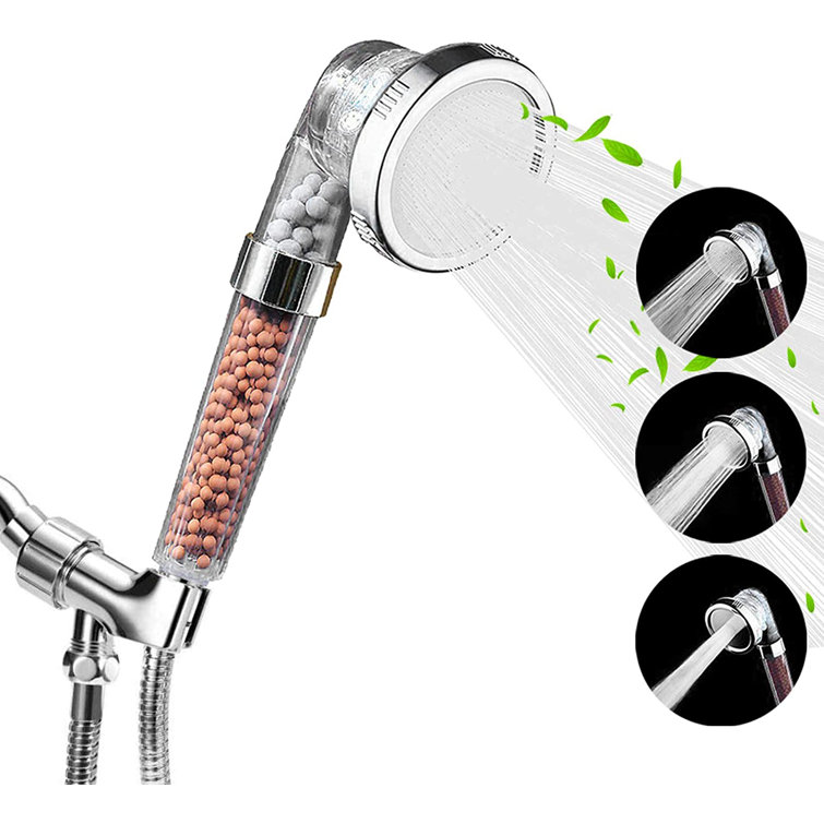 30% Water Saving Silver Spa Shower Head /3 Modes Rainfall Jetting Massage 30% Water Saving Silver Spa Shower Head /3 Modes Rainfall Jetting Massage