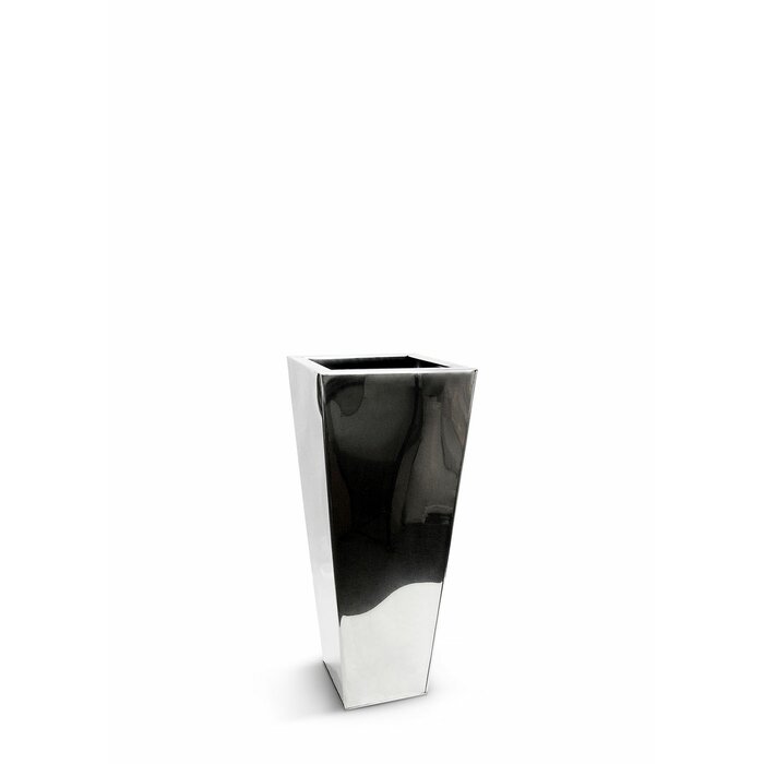 Orren Ellis Stainless Steel Mirror Vase Wayfair