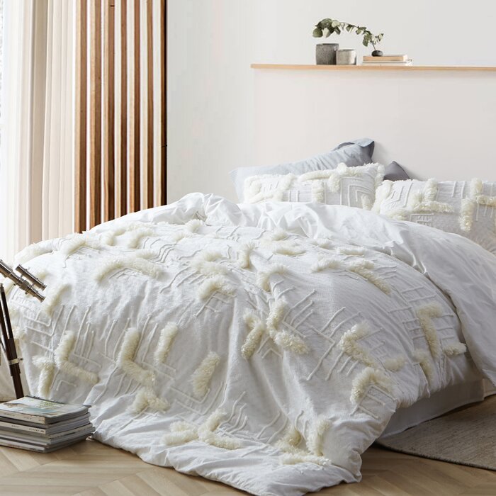 Bungalow Rose Hackett Textured Oversized Single Comforter Wayfair