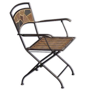 Rosecliff Heights Inispollan Open Weave Patio Dining Chair Wayfair
