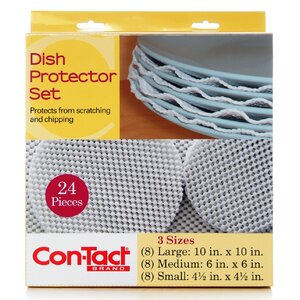 24 Piece Dish Protector Set