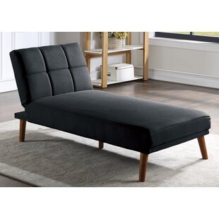 Tufted Armless Reclining Chaise Lounge
