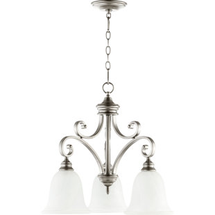 Go to store & view more images Cambron Transitional 3-Light Shaded Chandelier by Winston Porter