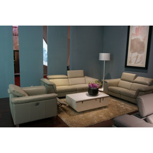 Coalpit Heath Leather 3 Piece Living R..